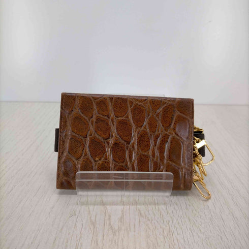 エンポリオアルマーニ EMPORIO ARMANI 型押しレザーキーケース6連 メンズ